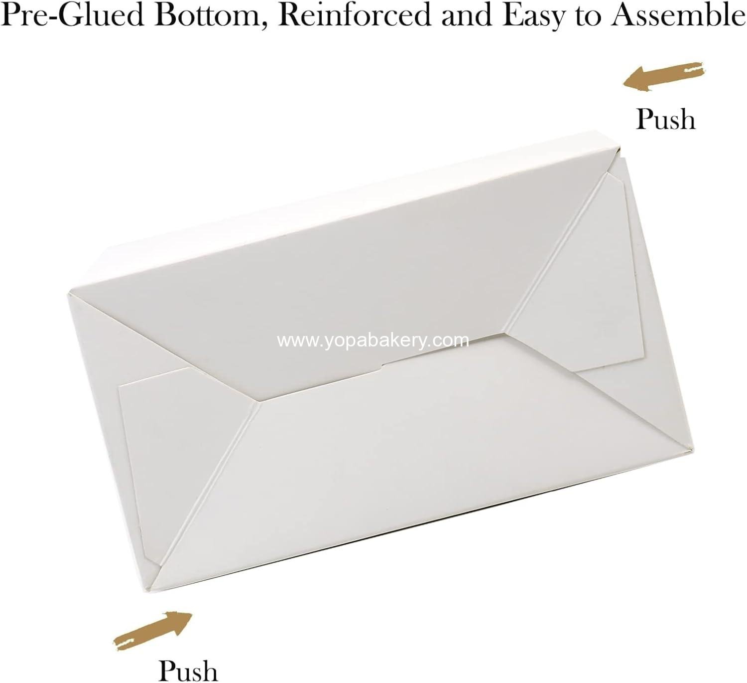 Wholesale 30-Pack White Party Favor Treat Boxes, Goodie Gable Paper Gift Boxes with Handles for Wedding, Birthday, Graduation, Baby Shower - Factory