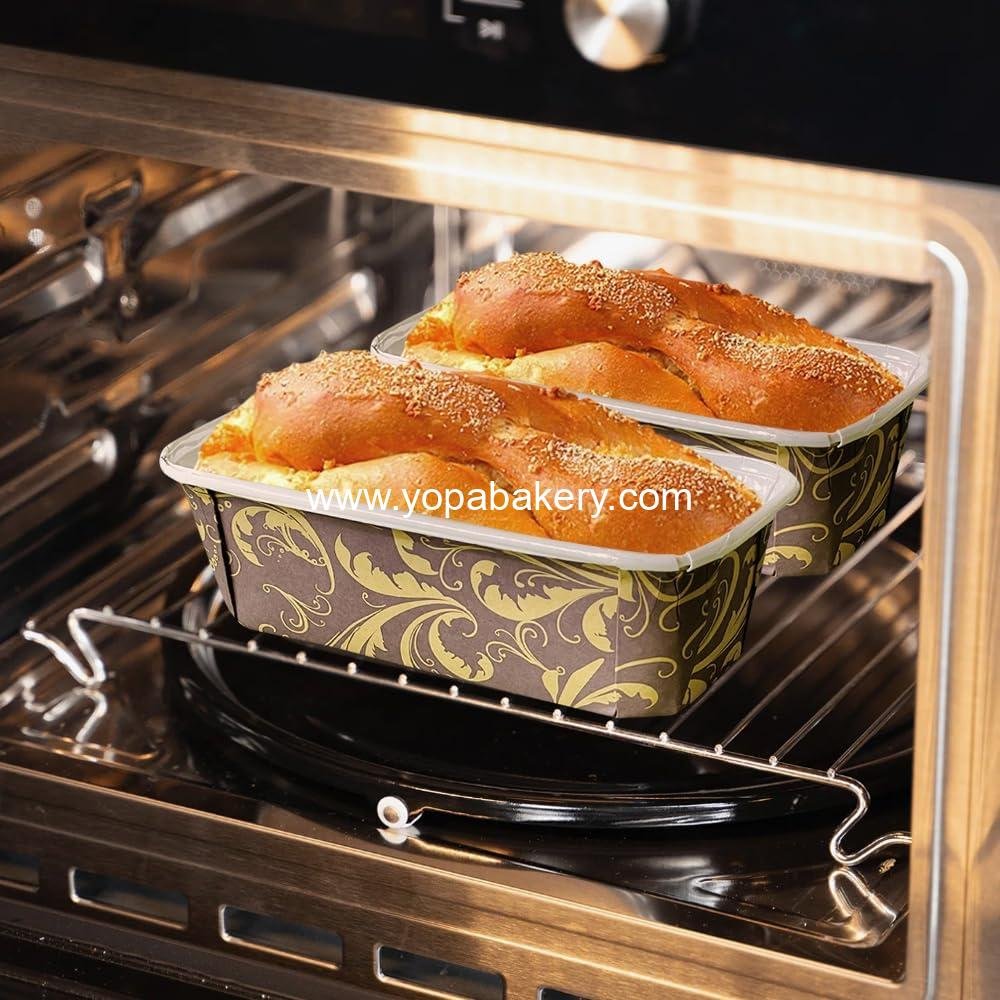 Wholesale 50 PCS 7 Inch Paper Loaf Pans for Baking, Disposable Rectangle Baking Pans with Clear Plastic Bags and Ties for Cake and Bread - Factory Wholesale 50 PCS 7 Inch Paper Loaf Pans for Baking, Disposable Rectangle Baking Pans with Clear Plastic Bags and Ties for Cake and Bread - Factory
