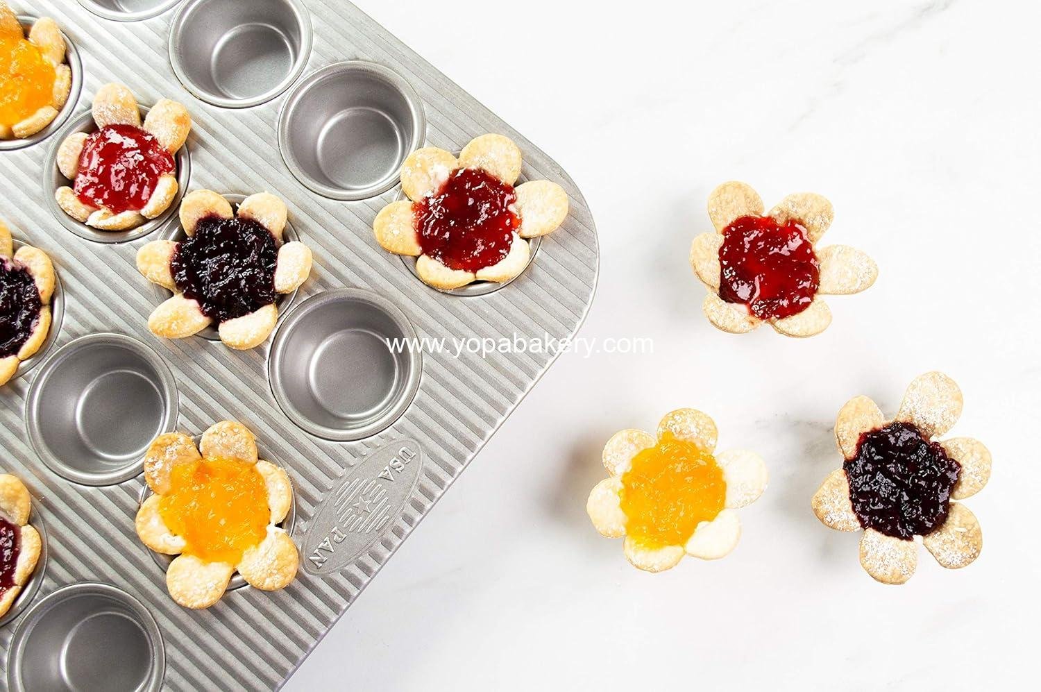 Wholesale Mini Cupcake and Muffin Pan 24-Well, Nonstick Quick Release Coating, Aluminized Steel, Factory