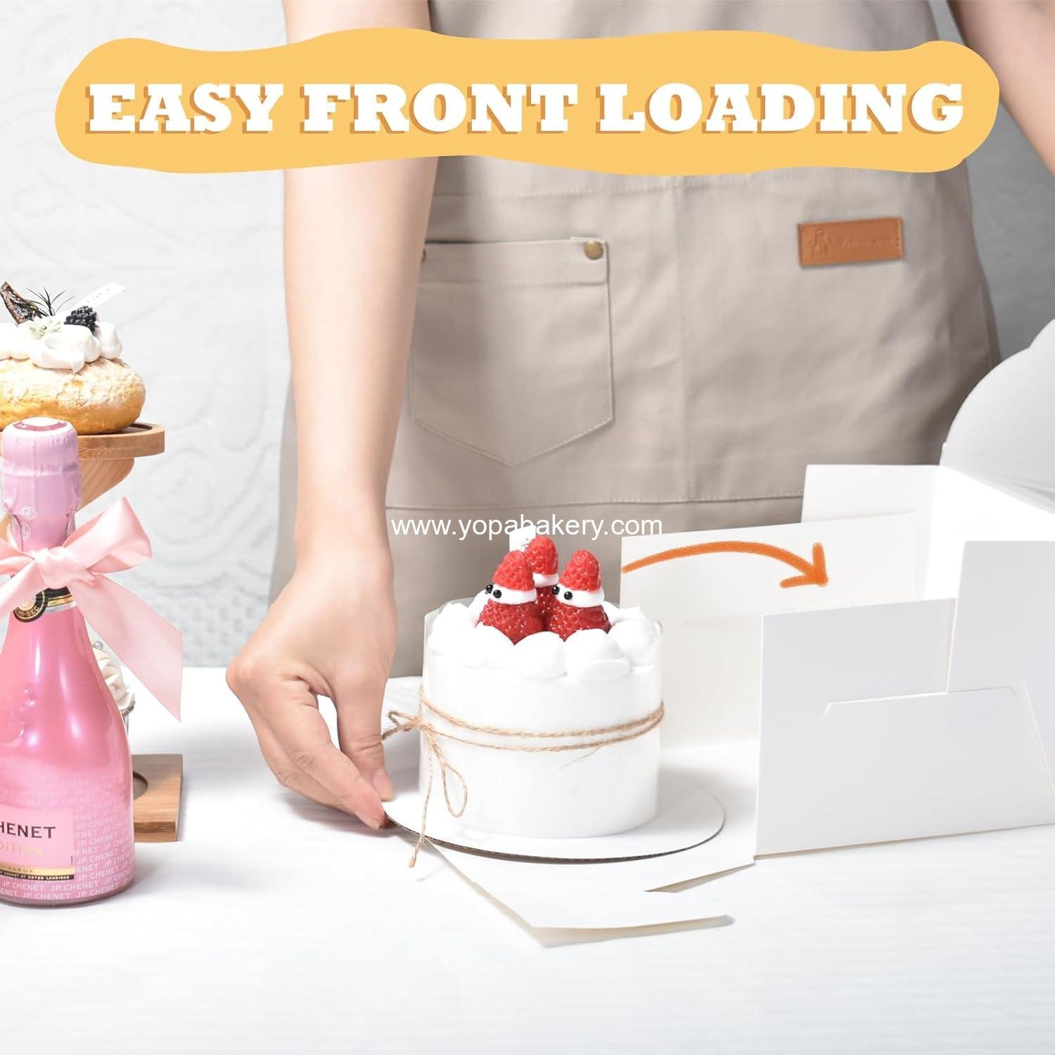 Wholesale 40pcs Mini Cake Boxes 6x6x5 inch with Cake Boards (20 Boxes & 20 Boards) Small Cake Boxes with Lids Bakery Boxes with Window for Christmas Thanksgiving Factory Wholesale 40pcs Mini Cake Boxes 6x6x5 inch with Cake Boards (20 Boxes & 20 Boards) Small Cake Boxes with Lids Bakery Boxes with Window for Christmas Thanksgiving Factory