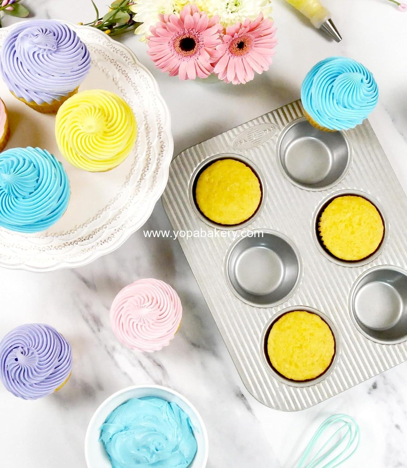 Wholesale Nonstick Toaster Oven Muffin Pan, 6 Cup Aluminized Steel Manufacturer