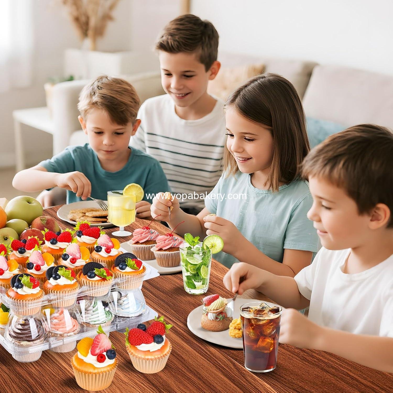 Wholesale Stackable Plastic Cupcake Containers 12 Count with Tall Dome Lid, Disposable Carriers Include 150 Cupcake Liners, Ideal for Events, Bakery, and Parties - Factory Wholesale Stackable Plastic Cupcake Containers 12 Count with Tall Dome Lid, Disposable Carriers Include 150 Cupcake Liners, Ideal for Events, Bakery, and Parties - Factory