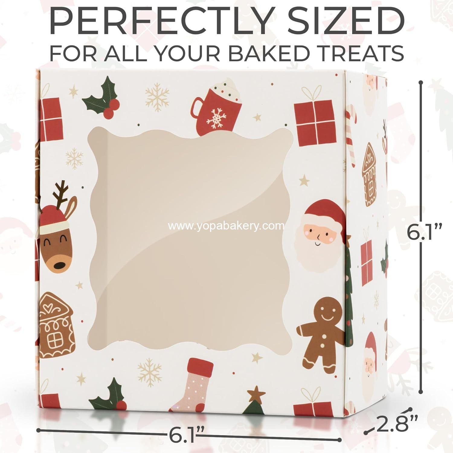 Wholesale Beautiful Christmas Cookie Boxes Set of 9 - Cute Sturdy Tins with Lids for Sharing Homemade Cookies, Candy, or Cupcakes - Perfect for Holiday Gift Giving Factory