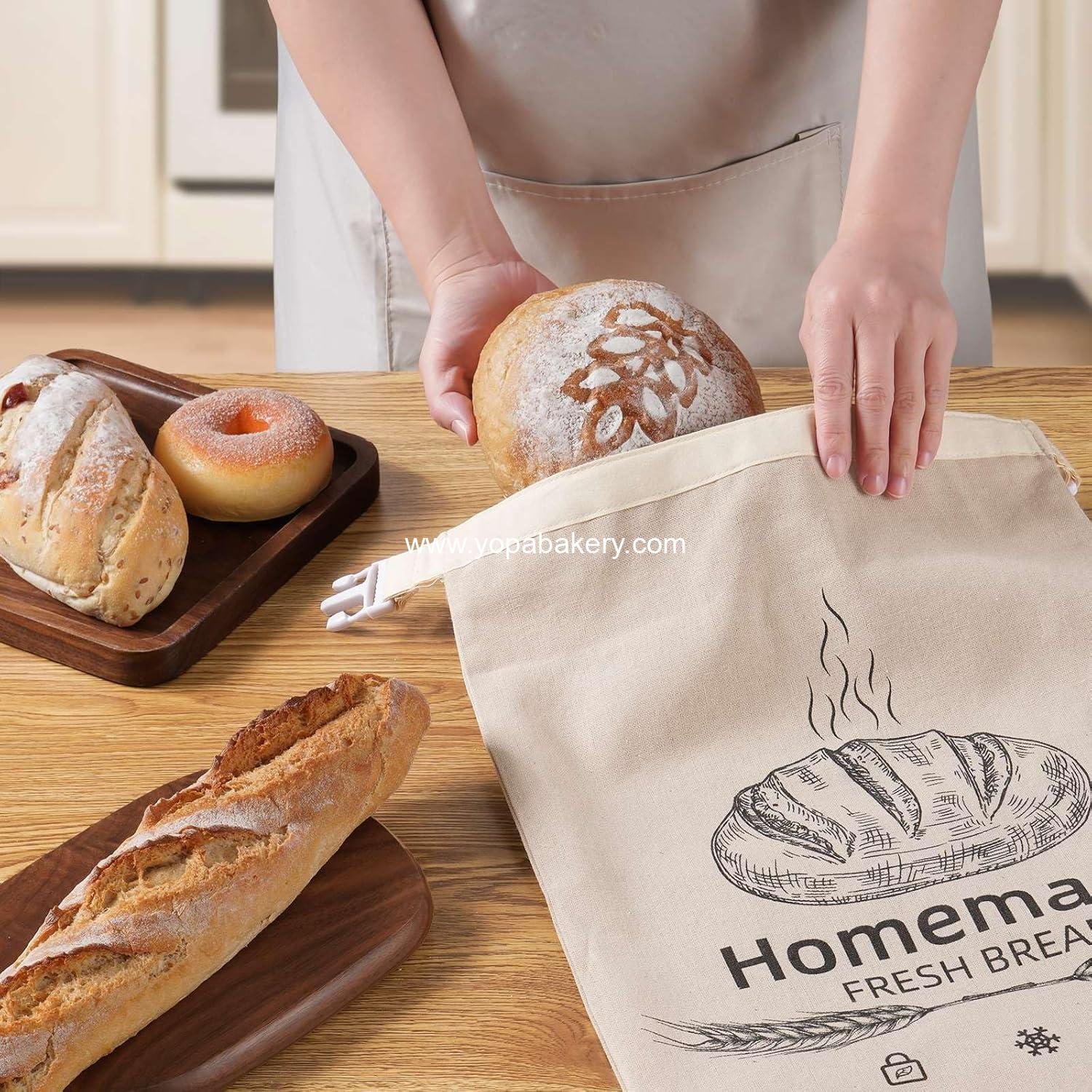 Wholesale 2 Pack Beeswax Bread Bags for Sourdough, Reusable Organic Linen Food Storage Cloth Bag 17 x 12.6 Inches – Freezer-Friendly & Freshness Preservation Factory Wholesale 2 Pack Beeswax Bread Bags for Sourdough, Reusable Organic Linen Food Storage Cloth Bag 17 x 12.6 Inches – Freezer-Friendly & Freshness Preservation Factory