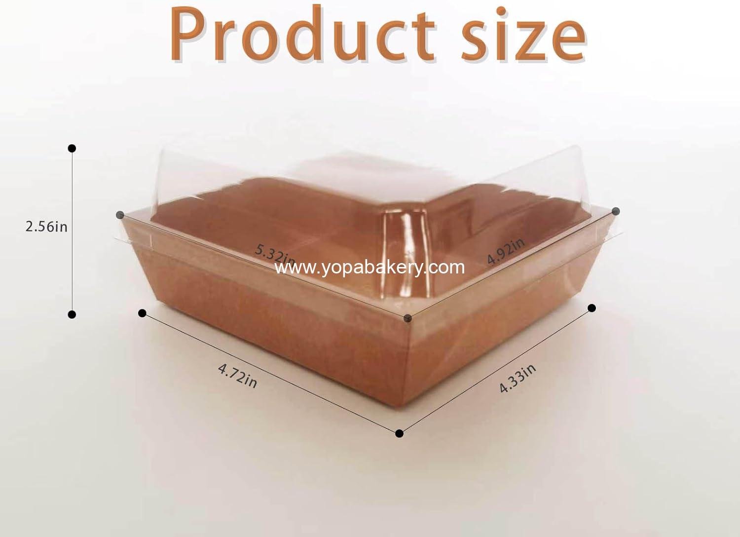 Wholesale 25-Piece Small Charcuterie Boxes with Clear Lids – Disposable Mini Food Containers for Sandwiches, Sushi, Desserts, and Cake Slices - Factory