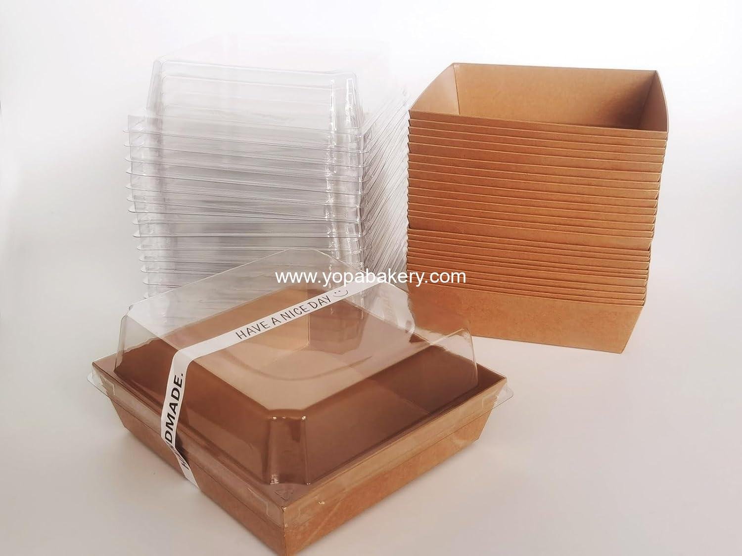 25-Piece Small Charcuterie Boxes with Clear Lids – Disposable Mini Food Containers for Sandwiches, Sushi, Desserts, Cake Slices, and More