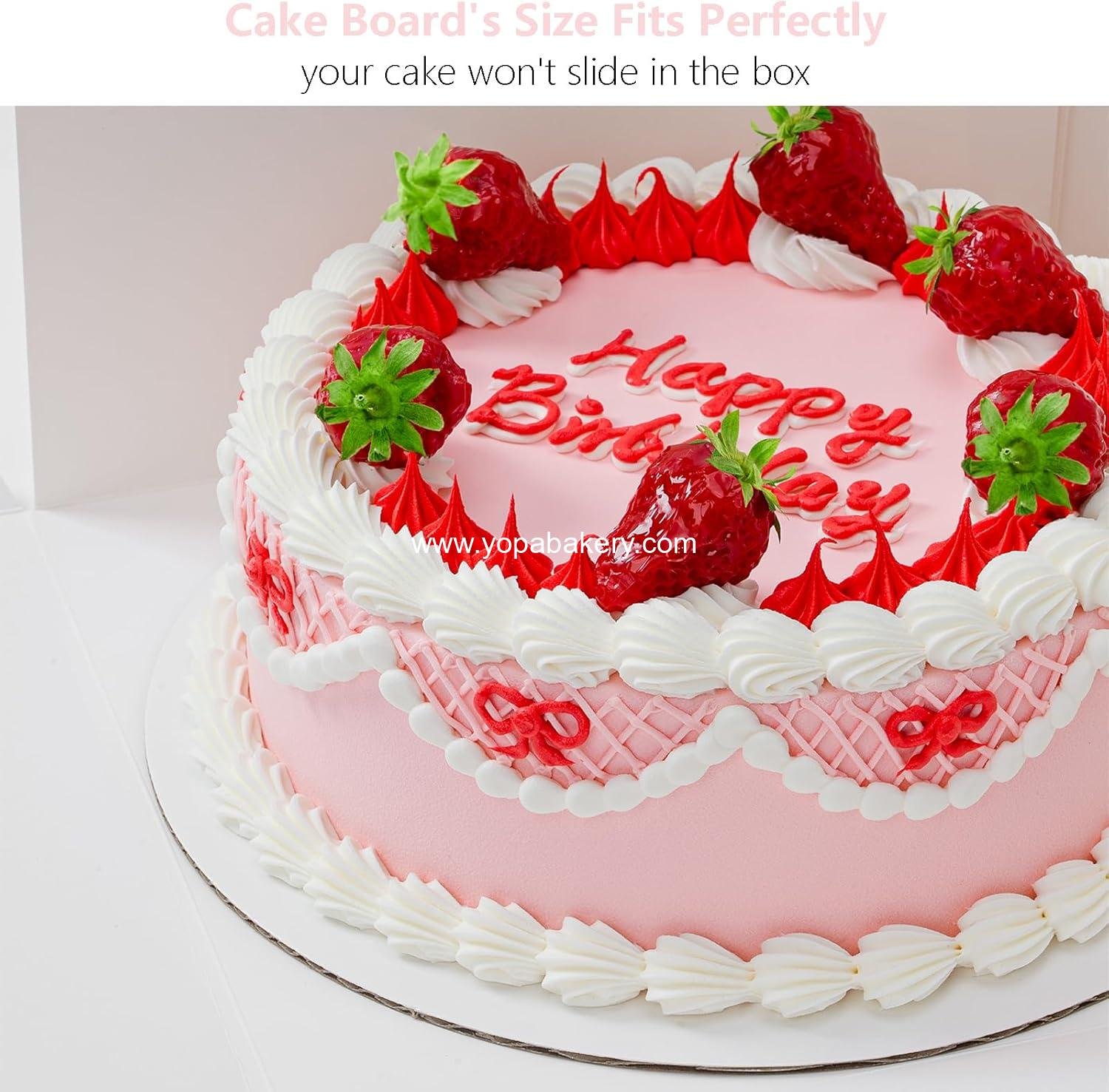 Wholesale 3 Pack Cake Boxes, 10x10x8 Inch Tall White Bakery Boxes with Window, Disposable Cake Containers with Lids for Cakes, Donuts, Pies, Cookies, Weddings, Birthdays, Parties - Factory Wholesale 3 Pack Cake Boxes, 10x10x8 Inch Tall White Bakery Boxes with Window, Disposable Cake Containers with Lids for Cakes, Donuts, Pies, Cookies, Weddings, Birthdays, Parties - Factory