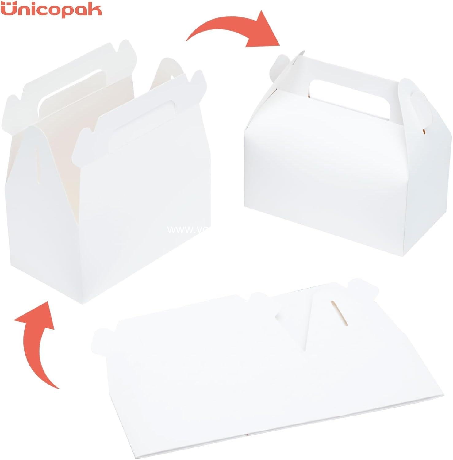 Wholesale 10 Pack White Gable Treat Boxes – Party Favor Goodie Gift Boxes for Snacks, Cookies, Candy, and Toys – Perfect for Birthday Parties, Weddings, and Holidays – Size: 6.5x3.5x4 Inches Factory Wholesale 10 Pack White Gable Treat Boxes – Party Favor Goodie Gift Boxes for Snacks, Cookies, Candy, and Toys – Perfect for Birthday Parties, Weddings, and Holidays – Size: 6.5x3.5x4 Inches Factory