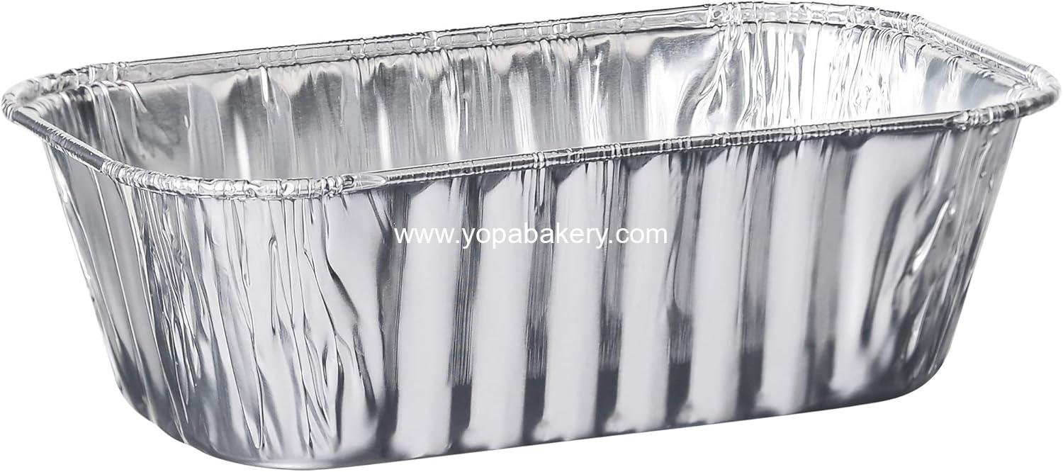 Wholesale 1 Lb Disposable Loaf Pans - 10 Pack Aluminum Foil Bakeware for Cooking Cakes, Bread, Meatloaf, Lasagna - 6'' x 3.75'' x 2'' Factory