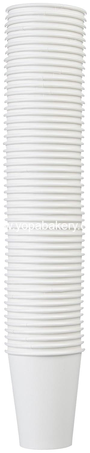 Wholesale 12 oz Disposable Paper Coffee Cups, 1000 Count, White - Factory
