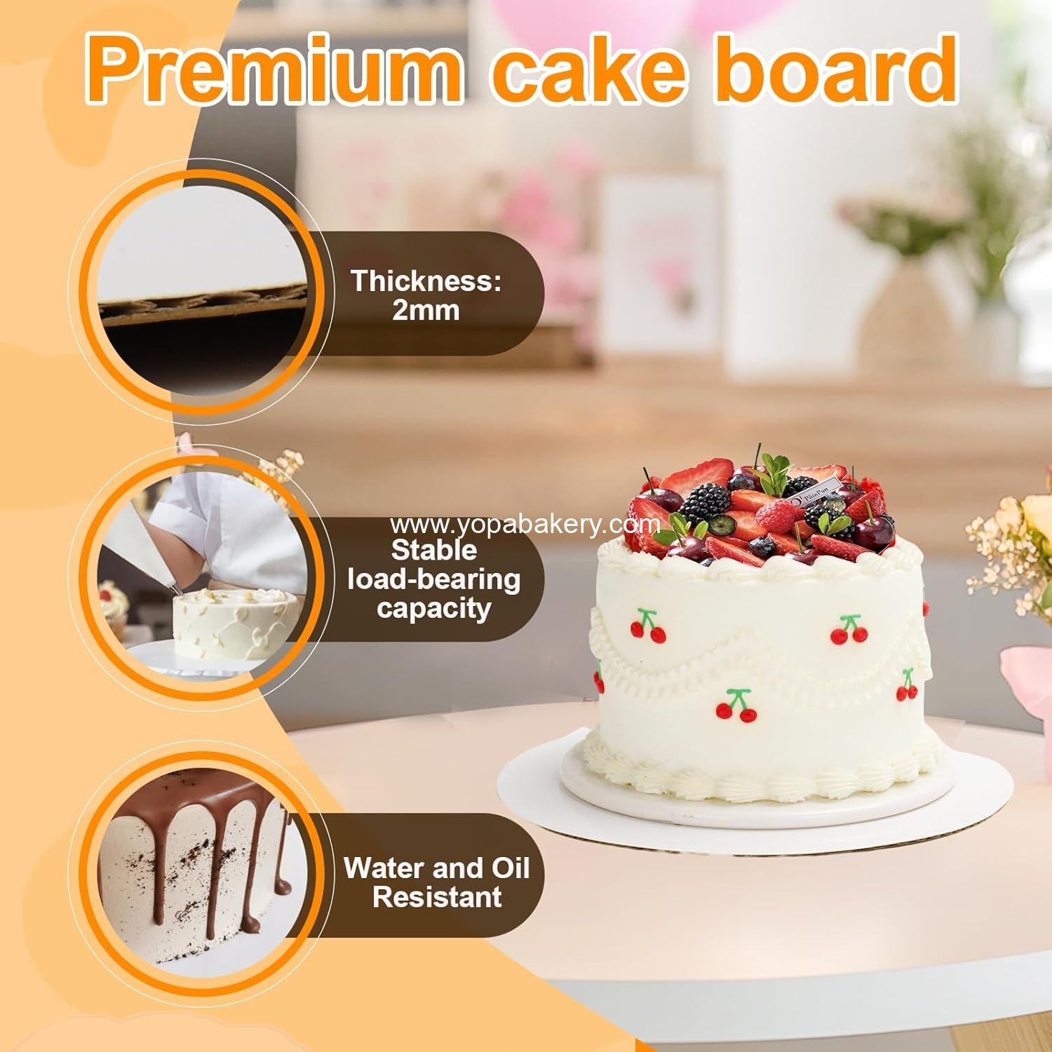 Wholesale 2 Pack Cake Boxes 10x10x8 Inches with Cake Boards Disposable Carrier Transport Container with Lid White Bakery Boxes with Window for Cookies Pies Cupcakes Factory Wholesale 2 Pack Cake Boxes 10x10x8 Inches with Cake Boards Disposable Carrier Transport Container with Lid White Bakery Boxes with Window for Cookies Pies Cupcakes Factory