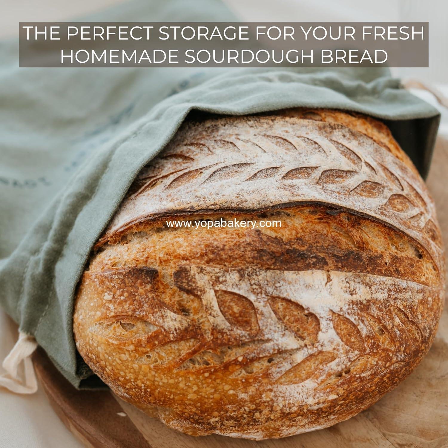 Wholesale Beautiful Linen Bread Bag and Proofing Cover for Homemade Sourdough - Keeps Loaves Fresh for Days - Reusable, Easy to Clean Storage - Perfect Baking Accessory Factory Wholesale Beautiful Linen Bread Bag and Proofing Cover for Homemade Sourdough - Keeps Loaves Fresh for Days - Reusable, Easy to Clean Storage - Perfect Baking Accessory Factory