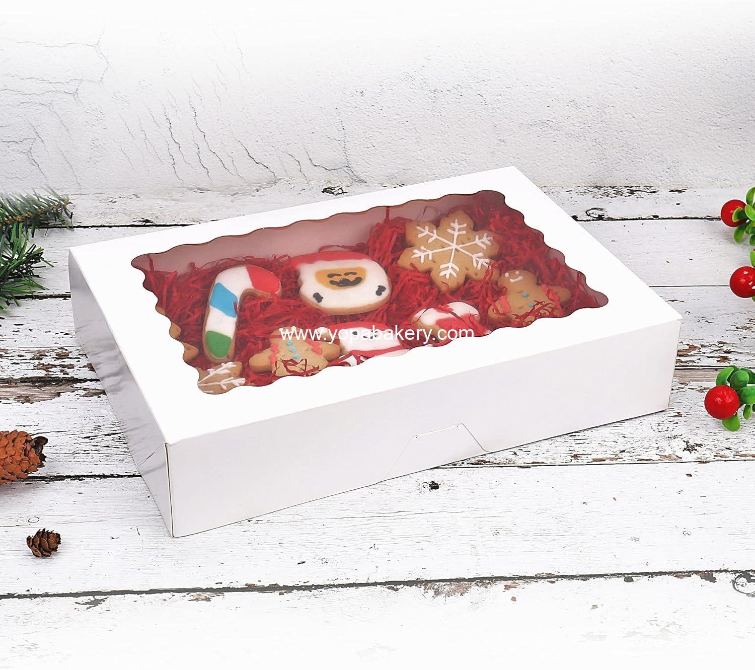 Wholesale 20-Pack Bakery Boxes with Window, 12