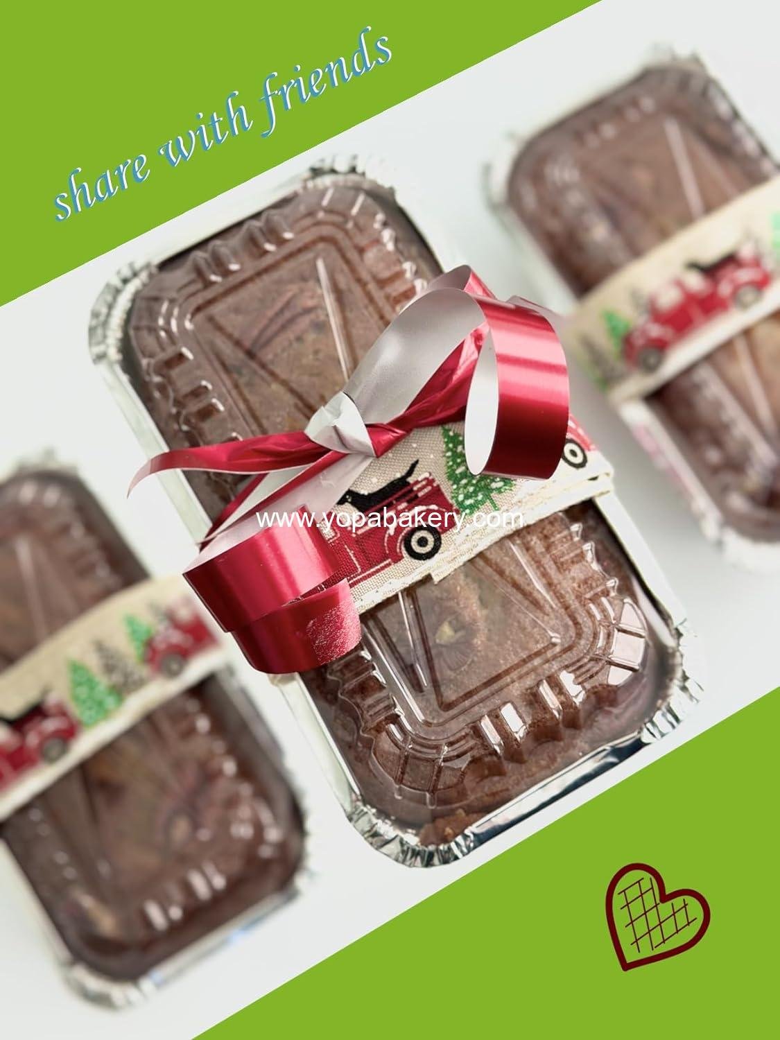 Wholesale Disposable Bread Pans with Lids – 30 Pack 1.5 lb Aluminum Foil Loaf Pans for Baking, Storing, Freezing, or Take-out – Factory