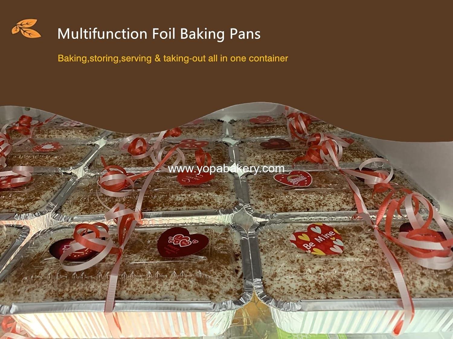 Wholesale Disposable Bread Pans with Lids – 30 Pack 1.5 lb Aluminum Foil Loaf Pans for Baking, Storing, Freezing, or Take-out – Factory