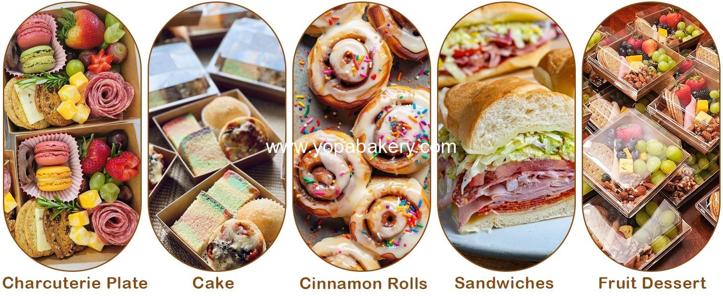 Wholesale 50 Pack Charcuterie Boxes with Clear Lids - 4 Inch Small Dessert Boxes for Presenting and Transporting Sliced Cakes, Strawberries, and Delicacies (Brown) Factory Wholesale 50 Pack Charcuterie Boxes with Clear Lids - 4 Inch Small Dessert Boxes for Presenting and Transporting Sliced Cakes, Strawberries, and Delicacies (Brown) Factory