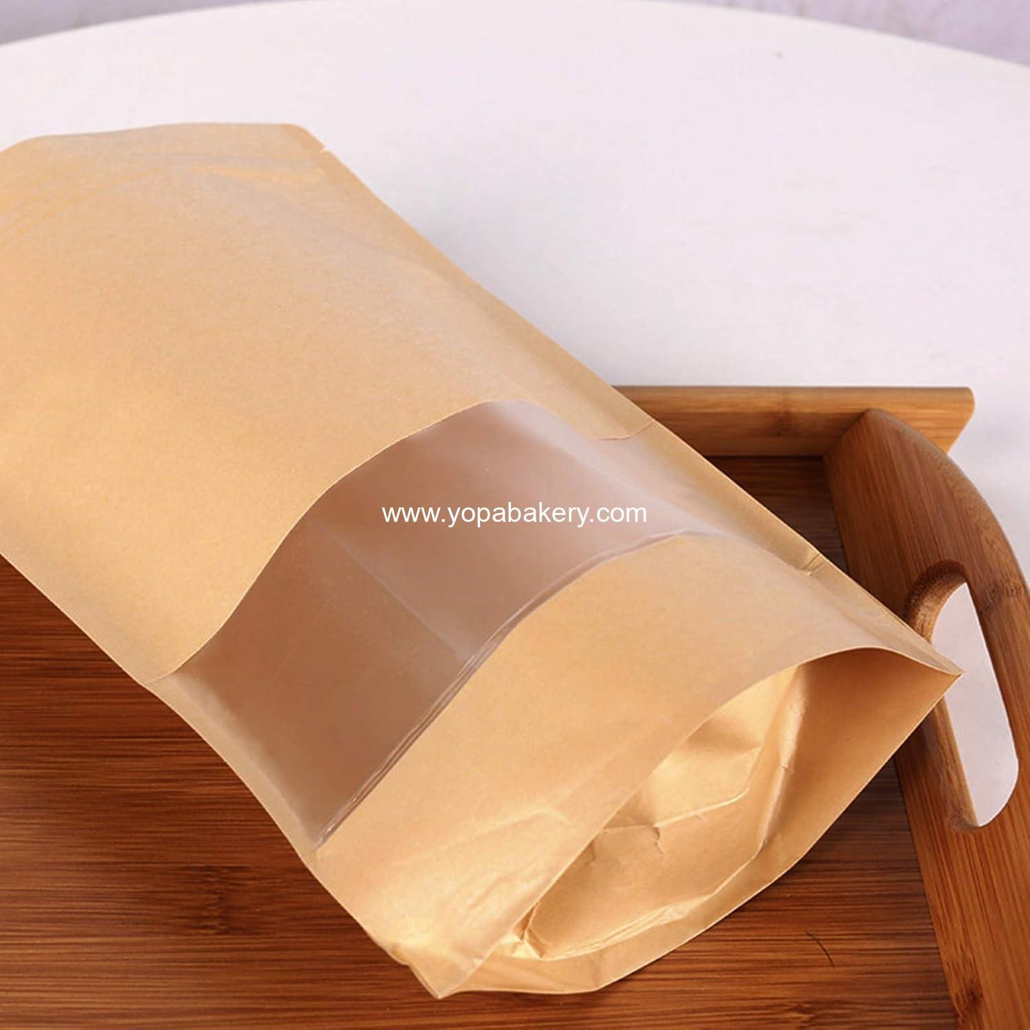 Wholesale 100 Pcs Resealable Paper Bags 3.5
