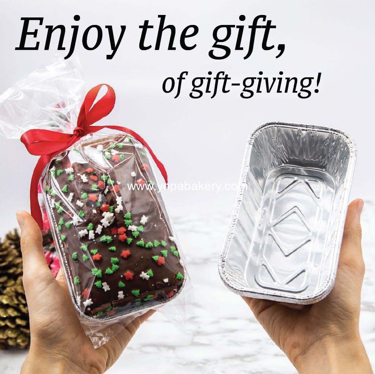 Wholesale 1LB Mini Foil Loaf Pans (55 Pack) - Disposable Aluminum Baking Pans for Individual Bread, Cake, and Meatloaf - Small Bread Tins 6 x 3.5 x 2 - Factory