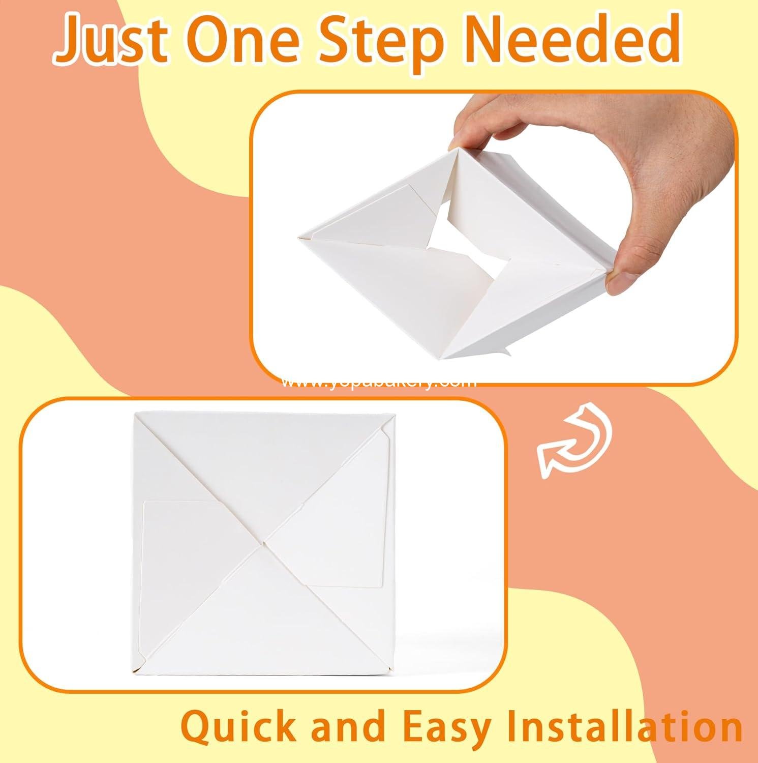 Wholesale 25 Pack Individual Cupcake Containers with Window, Food Grade Holders with Inserts, Stackable Deep Carrier for Easy Transport and Presentation (White) Factory