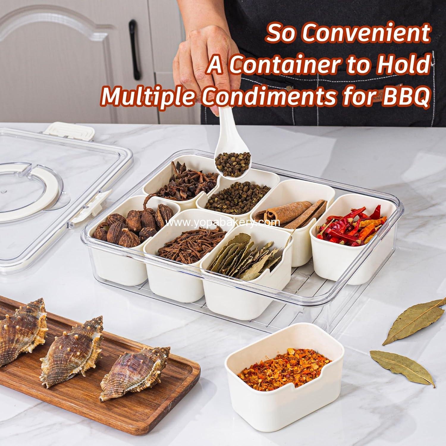 Wholesale Divided Serving Tray with Lid and Handle - Portable Snack Container for Charcuterie and Platter - Clear Organizer for Candy, Fruits, Nuts, and Snacks - Ideal for Parties and Entertaining - Factory