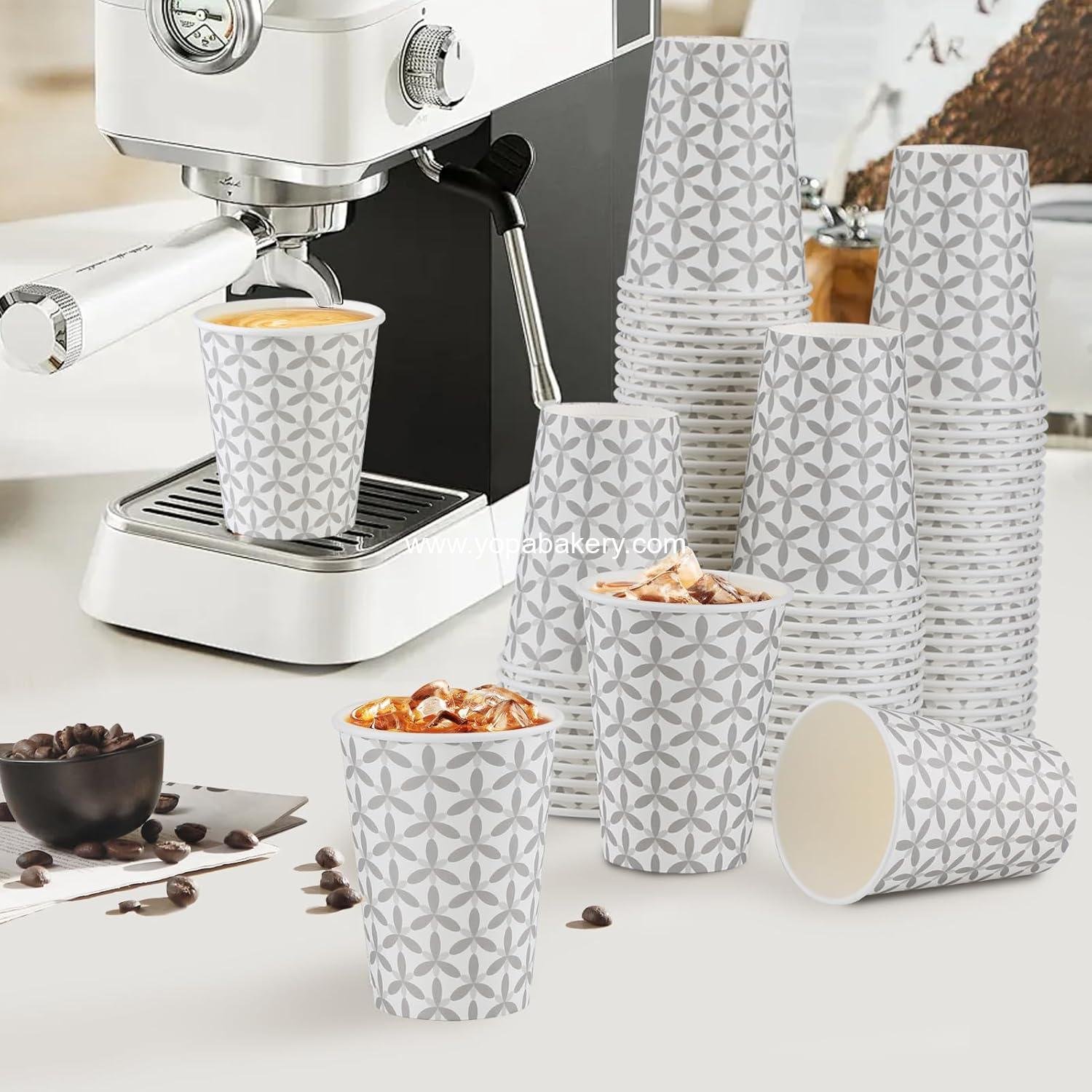 Wholesale 180 Pack 12 oz Leakproof Disposable Coffee Cups, Paper Hot Drink Cups for Cafe, Office, Party - Manufacturer Wholesale 180 Pack 12 oz Leakproof Disposable Coffee Cups, Paper Hot Drink Cups for Cafe, Office, Party - Manufacturer