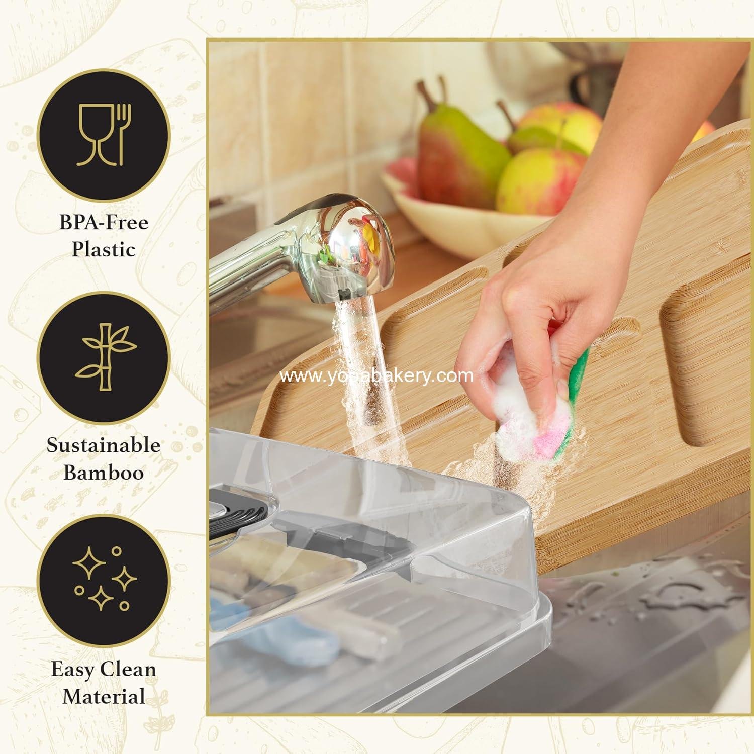 OEM Charcuterie Board with Lid - Reversible 2-in-1 Travel Cheese Board for Picnics and Entertaining - Housewarming Gift Set - Covered Snack Serving Tray - Large Food Platter Factory