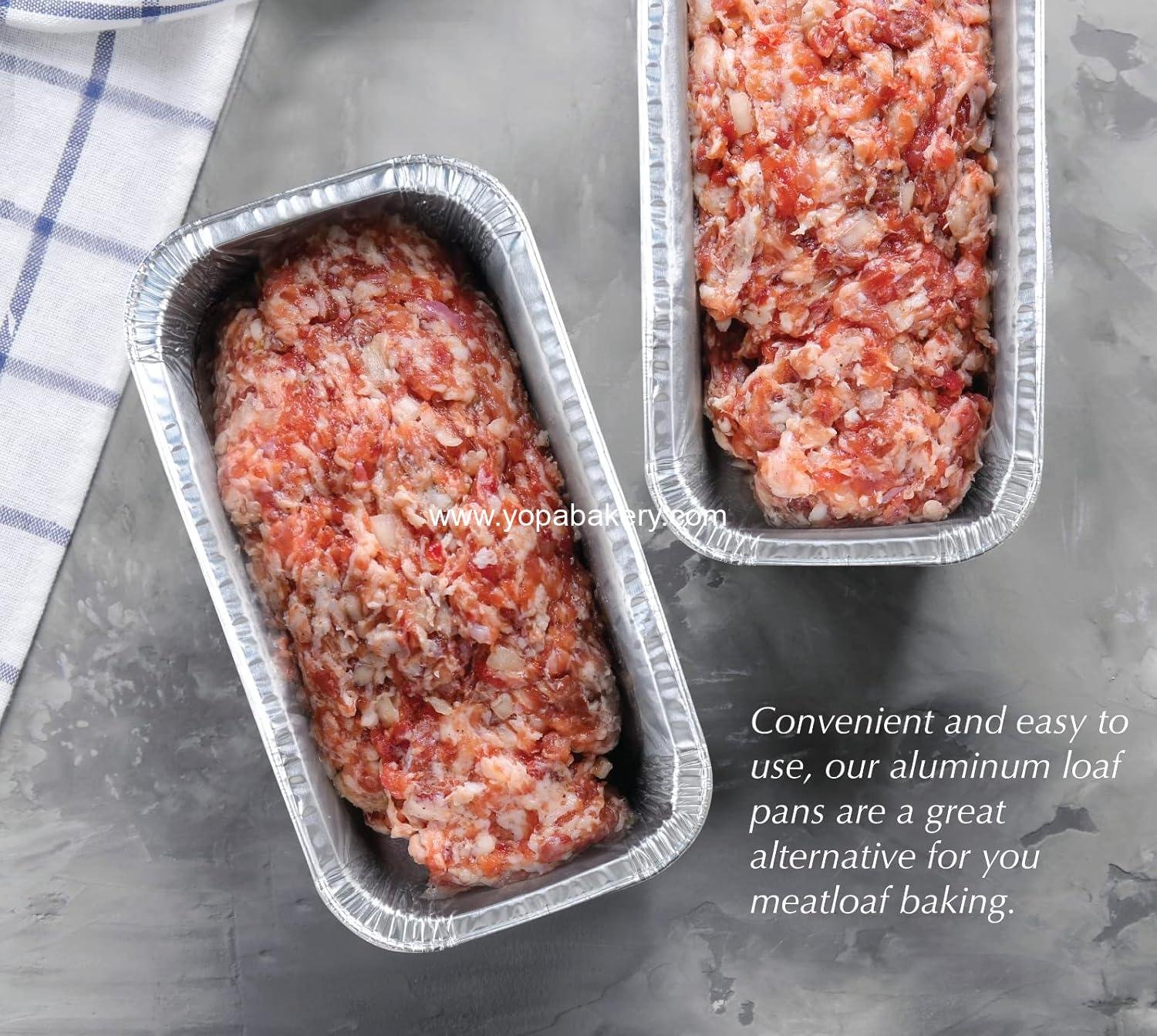 Wholesale 2Lb Foil Bread Pans (65 Pack) - Disposable Baking Pans for Banana Bread, Cakes & Meatloaf - 2 Pound Aluminum Pans, 8.5