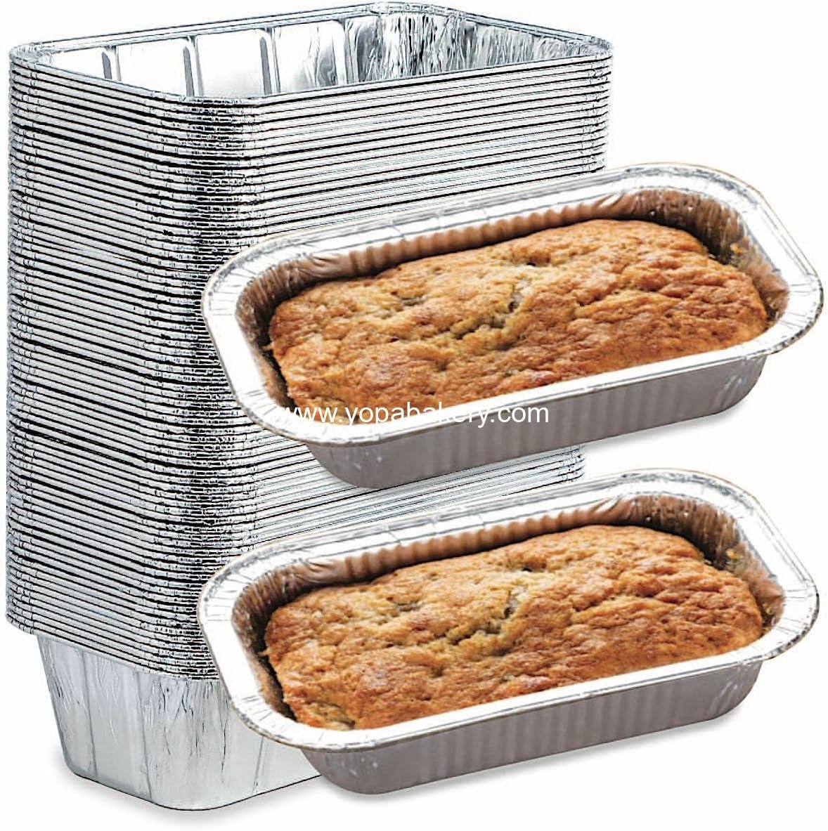 Wholesale 2Lb Foil Bread Pans (65 Pack) - Disposable Baking Pans for Banana Bread, Cakes & Meatloaf - 2 Pound Aluminum Pans, 8.5" x 4.5" x 2.5" - Factory