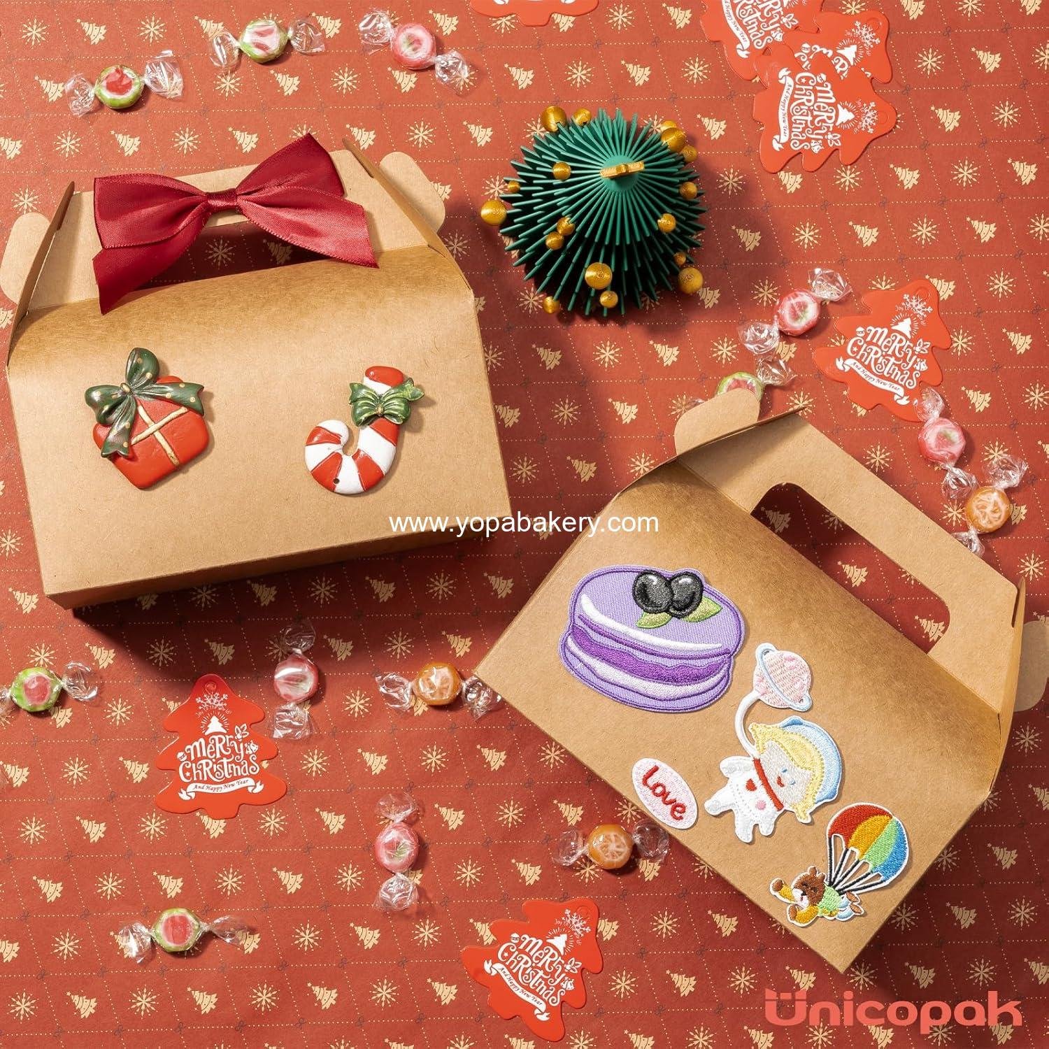 Wholesale 10 Pack Brown Gable Treat Boxes for Snacks, Cookies, Candy, and Toys - Ideal for Birthday Parties, Weddings, and Holidays - 6.5x3.5x4 Inches - Factory
