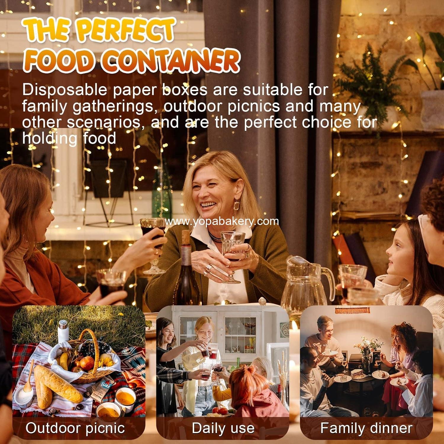 Wholesale 200 Paper Charcuterie Sandwich Boxes with Clear Lids and Cocktail Picks Set, 100 Pcs Disposable Food Containers 7.5'' with 100 Skewers for Strawberries, Chocolate Covered Cookies, Dessert (Brown) Manufacturer Wholesale 200 Paper Charcuterie Sandwich Boxes with Clear Lids and Cocktail Picks Set, 100 Pcs Disposable Food Containers 7.5'' with 100 Skewers for Strawberries, Chocolate Covered Cookies, Dessert (Brown) Manufacturer