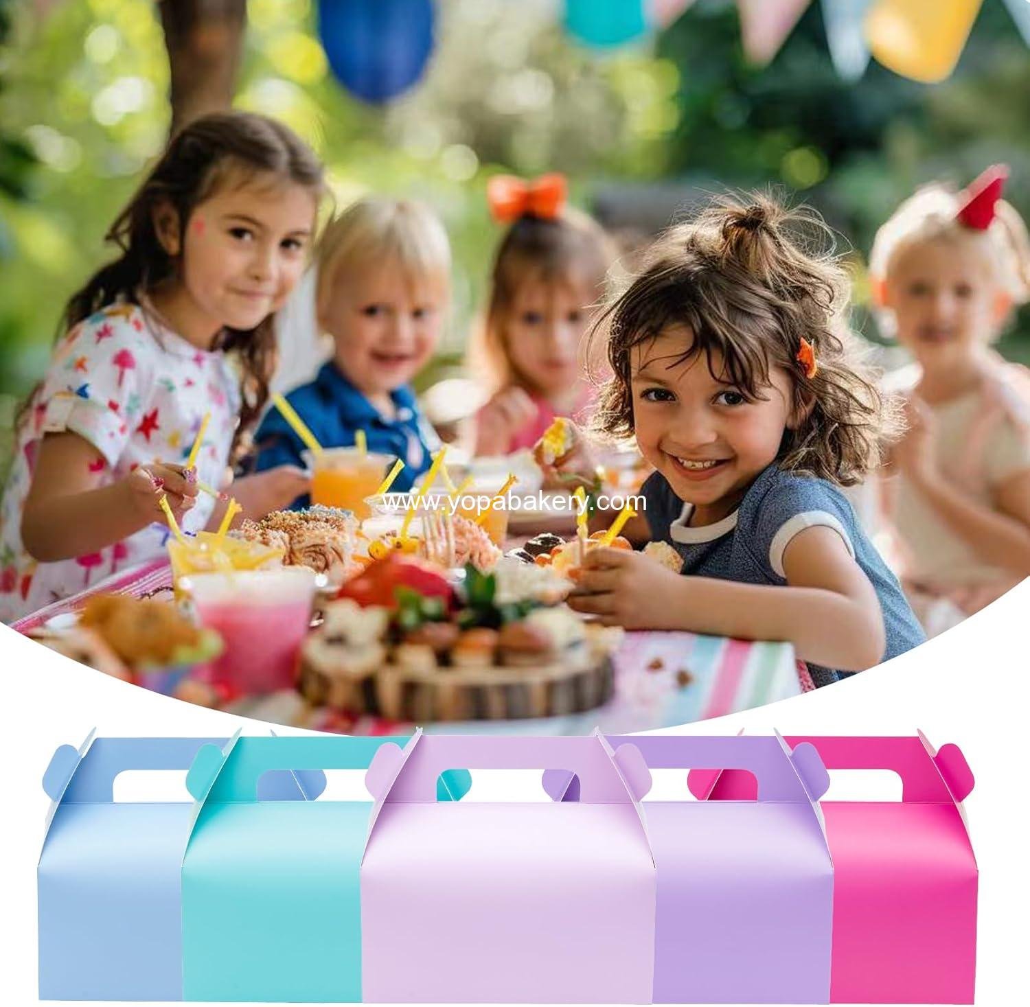 Wholesale Pastel Gable Party Favor Boxes - 10 Pack Goodie Treat Boxes for Candy, Cookies, and Toys - 6.5 x 3.5 x 4 Inches - Factory Wholesale Pastel Gable Party Favor Boxes - 10 Pack Goodie Treat Boxes for Candy, Cookies, and Toys - 6.5 x 3.5 x 4 Inches - Factory