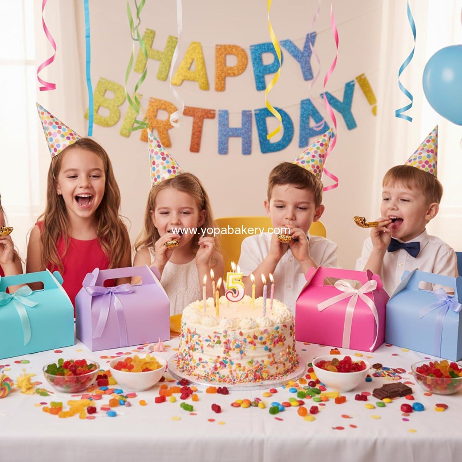 Wholesale Pastel Gable Party Favor Boxes - 10 Pack Goodie Treat Boxes for Candy, Cookies, and Toys - 6.5 x 3.5 x 4 Inches - Factory Wholesale Pastel Gable Party Favor Boxes - 10 Pack Goodie Treat Boxes for Candy, Cookies, and Toys - 6.5 x 3.5 x 4 Inches - Factory