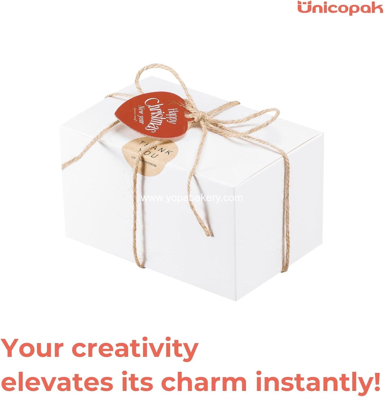 Wholesale 10 Pack 6x4x3.5 Small White Gift Boxes with Lids for Presents, Candles, Mugs, Perfume, Crafts, Ornaments, Cookies, Treats, Favors - Factory