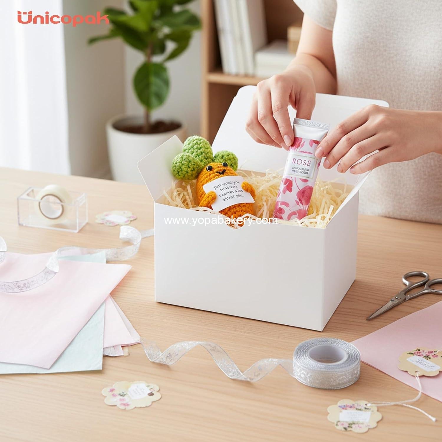 Wholesale 10 Pack 6x4x3.5 Small White Gift Boxes with Lids for Presents, Candles, Mugs, Perfume, Crafts, Ornaments, Cookies, Treats, Favors - Factory