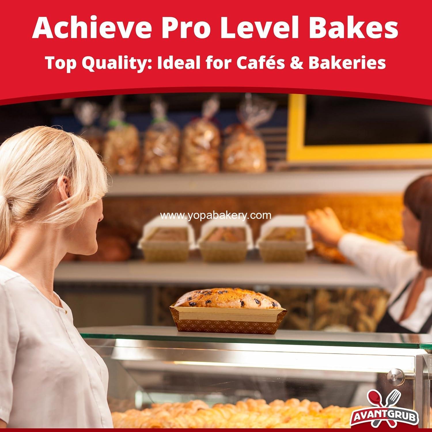 Wholesale 1Lb Paper Loaf Pans, 10 Pack – Disposable Bakeable Kraft Pans for Baking Bread, Meatloaf, Bundt Cakes, and Holiday Treats - Factory