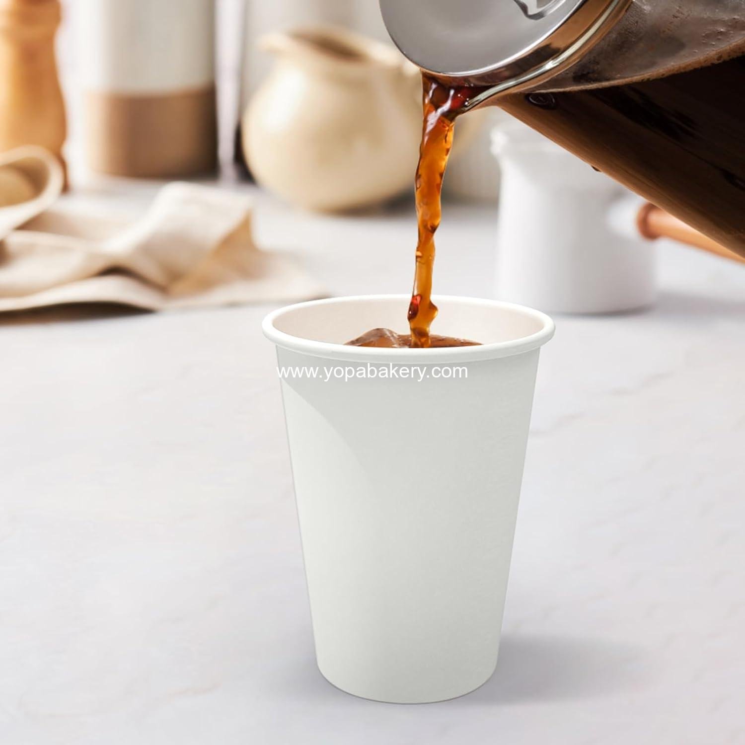 Wholesale 100 Count 12 oz Disposable Coffee Cups, Leak-Free Food Safe Paper Cups for Hot and Cold Drinks - OEM Factory