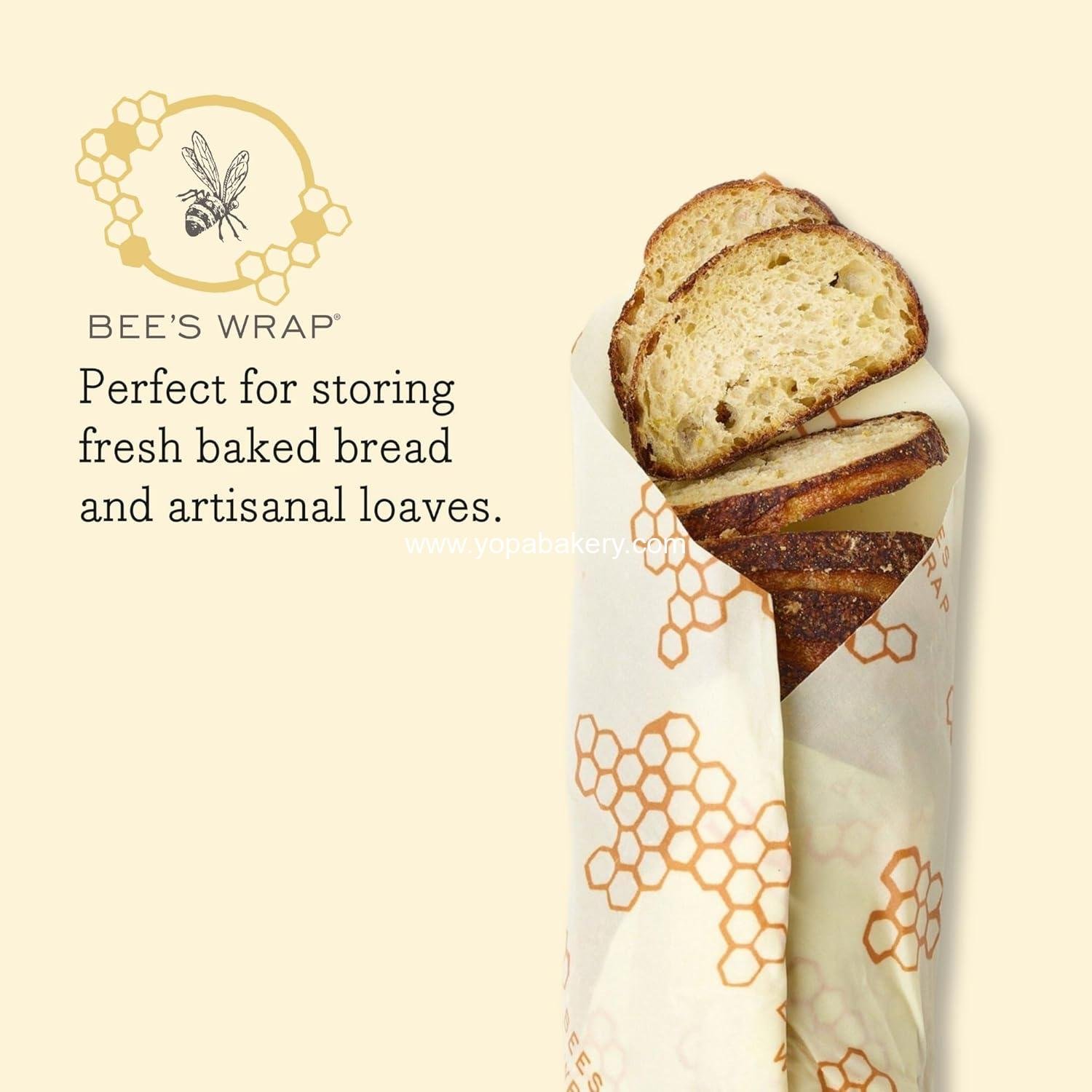 OEM Beeswax Wraps for Food - Reusable Bread Storage Bags - Organic Eco-Friendly Alternative to Aluminum Foil and Plastic Wrap - Ideal for Sourdough - Wholesale Factory