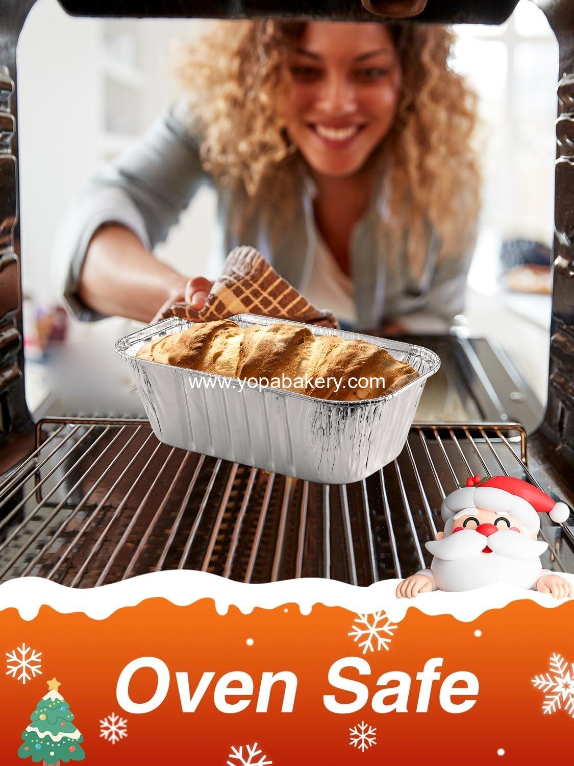 Wholesale 110 Pack 6x3.5x2 Disposable Aluminum Loaf Pans with Lids - 1 Lb Mini Bakery Containers for Cakes, Bread, and Meat Factory