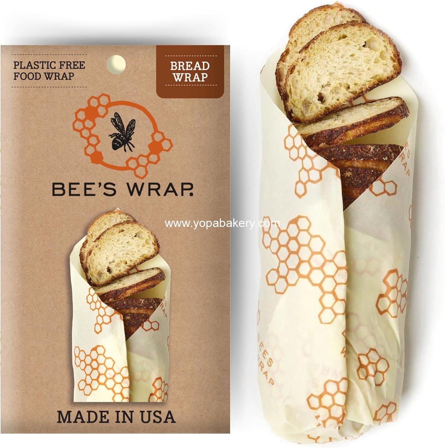 OEM Beeswax Wraps for Food - Reusable Bread Storage Bags - Organic Eco-Friendly Alternative to Aluminum Foil and Plastic Wrap - Ideal for Sourdough - Wholesale Factory