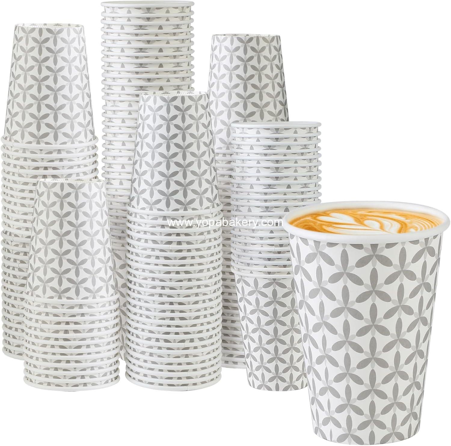 Wholesale 180 Pack 12 oz Leakproof Disposable Coffee Cups, Paper Hot Drink Cups for Cafe, Office, Party - Manufacturer Wholesale 180 Pack 12 oz Leakproof Disposable Coffee Cups, Paper Hot Drink Cups for Cafe, Office, Party - Manufacturer