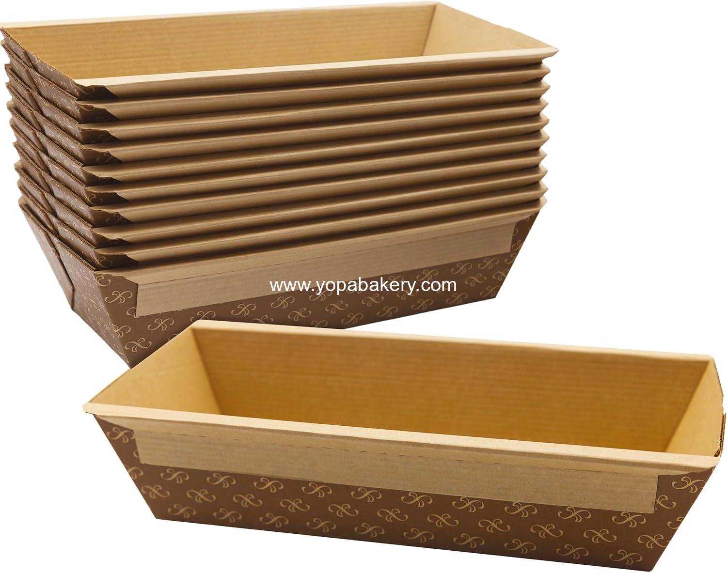 Wholesale 1Lb Paper Loaf Pans, 10 Pack – Disposable Bakeable Kraft Pans for Baking Bread, Meatloaf, Bundt Cakes, and Holiday Treats - Factory