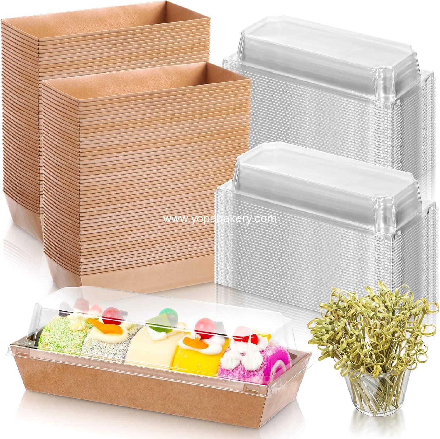 Wholesale 200 Paper Charcuterie Sandwich Boxes with Clear Lids and Cocktail Picks Set, 100 Pcs Disposable Food Containers 7.5'' with 100 Skewers for Strawberries, Chocolate Covered Cookies, Dessert (Brown) Manufacturer Wholesale 200 Paper Charcuterie Sandwich Boxes with Clear Lids and Cocktail Picks Set, 100 Pcs Disposable Food Containers 7.5'' with 100 Skewers for Strawberries, Chocolate Covered Cookies, Dessert (Brown) Manufacturer