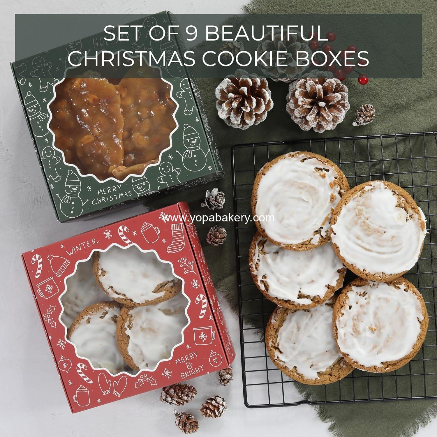 Wholesale Beautiful Christmas Cookie Boxes Set of 9 - Cute Tins for Sharing Homemade Cookies, Candy, or Cupcakes with Friends & Family - Sturdy Containers with Lids for Holiday Gift Giving - Factory Wholesale Beautiful Christmas Cookie Boxes Set of 9 - Cute Tins for Sharing Homemade Cookies, Candy, or Cupcakes with Friends & Family - Sturdy Containers with Lids for Holiday Gift Giving - Factory