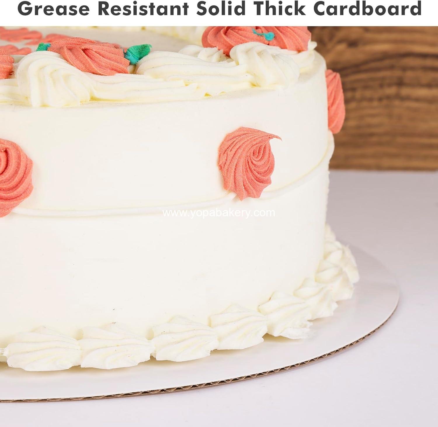 Wholesale 20 Set Cake Boxes 10x10x5 Inches Tall White Square Bakery Boxes with Cake Boards for Cakes, Valentine's Day, Mother's Day, Birthday, Wedding, Party Factory