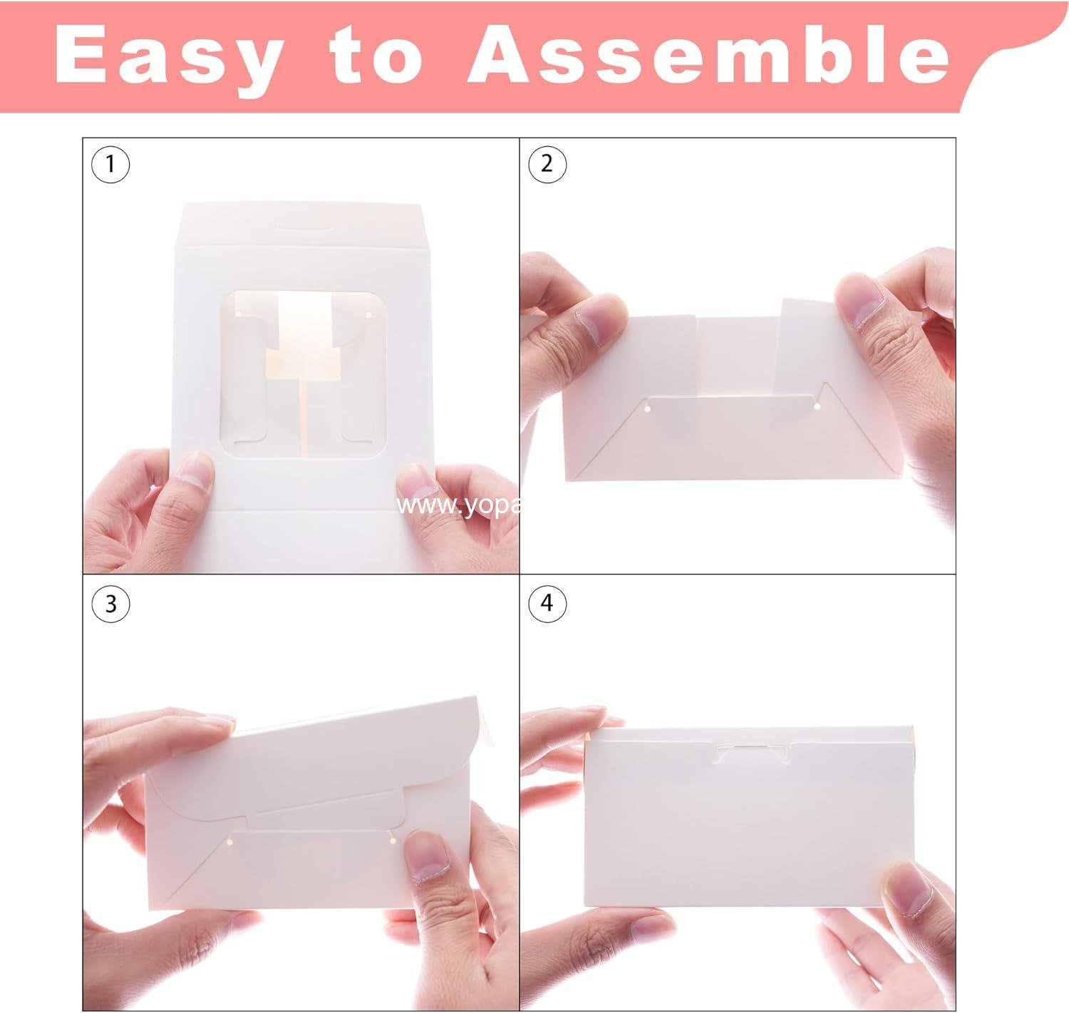 Wholesale 10x10x5 Inches Cake Box with Cake Board Set (40Pcs, 20 Boxes & 20 Boards) - Bakery Boxes for Cakes, Pastries, Chocolates, Cookies, Pieto Factory