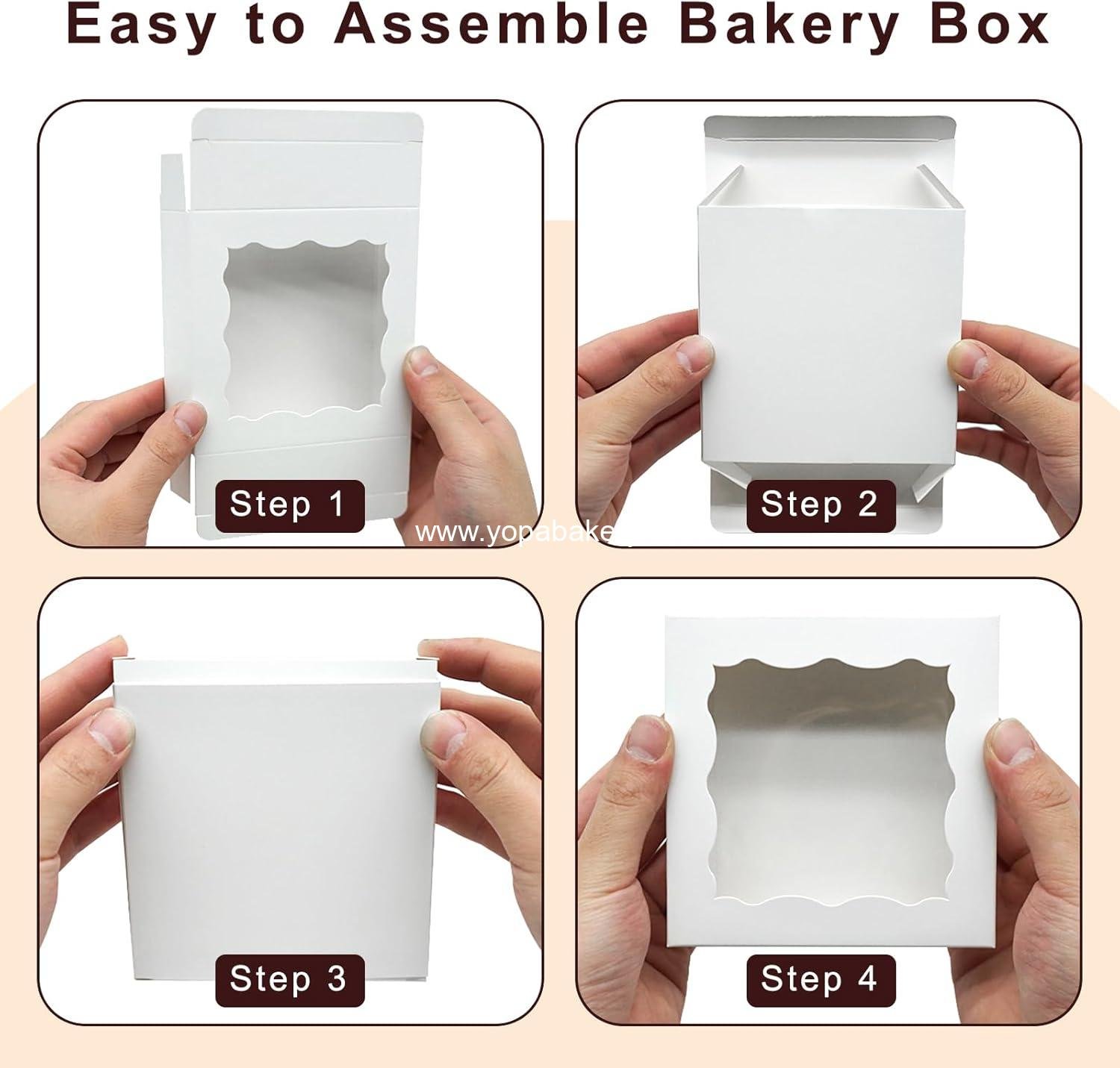 Wholesale 100pcs Individual Cookie Boxes 4.5