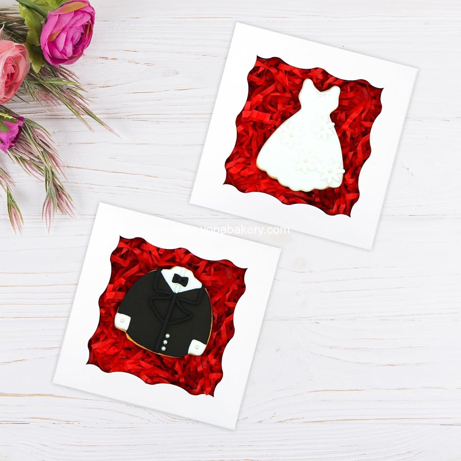 Wholesale 100pcs Individual Cookie Boxes 4.5