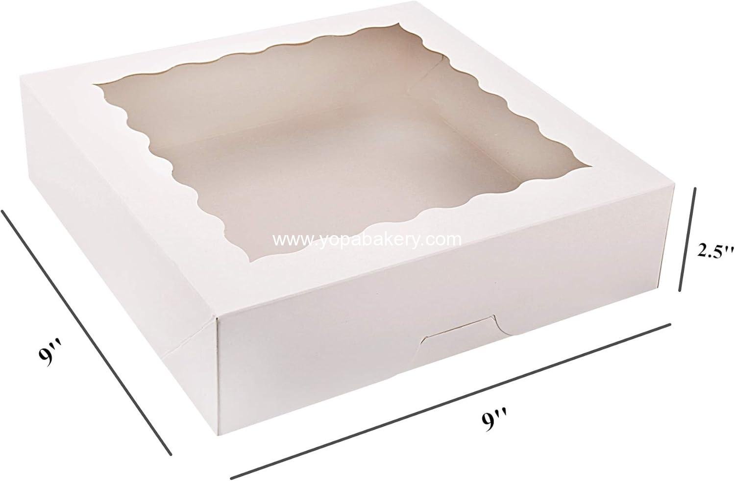 Wholesale 20-Pack Pie Boxes with Window, 9