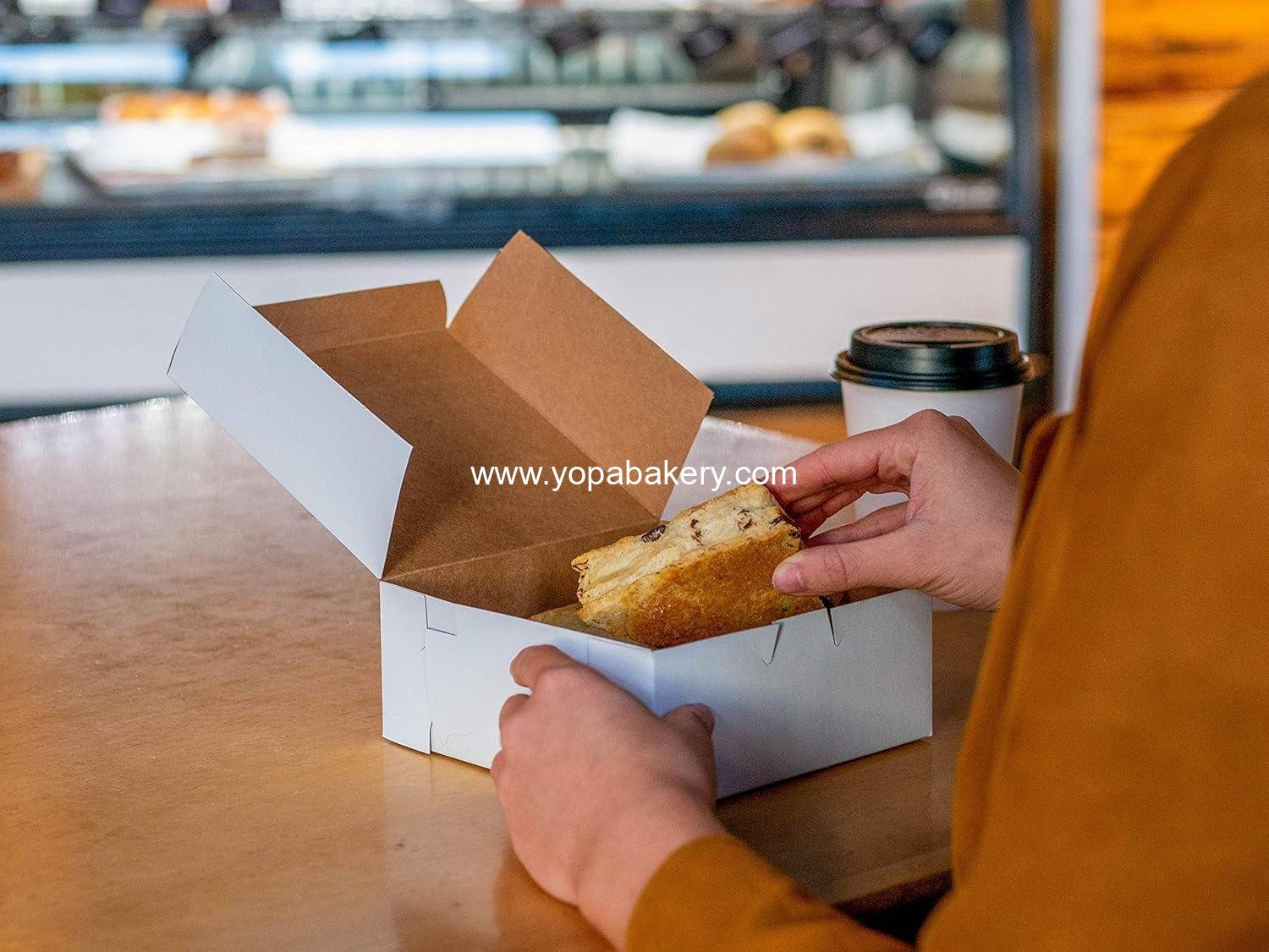 Wholesale Premium Clay Coated Kraft Paperboard White Non-Window Sheet Cake and Utility Box 14