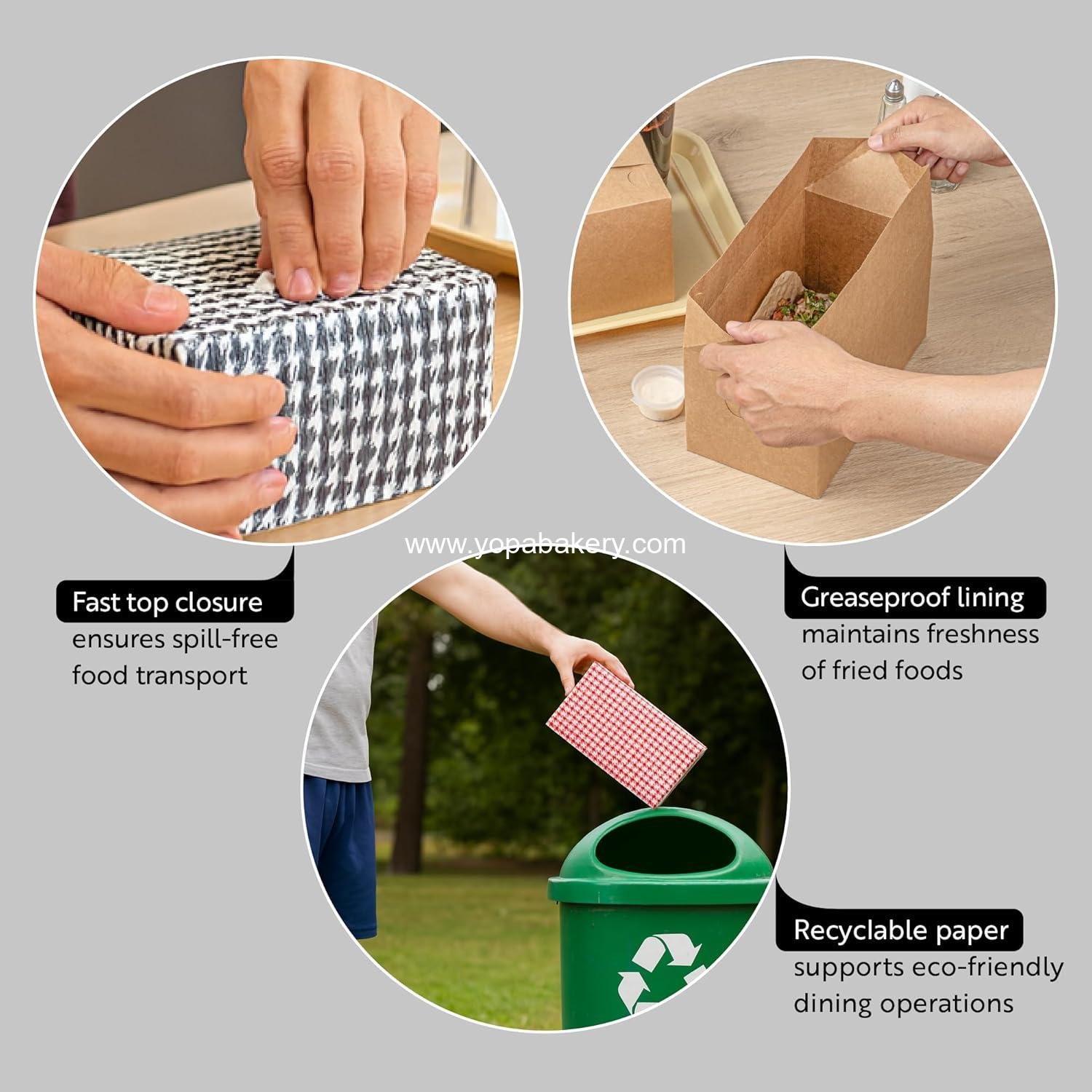 Wholesale 47 Ounce To Go Boxes - 100 Rectangle Take Out Food Containers, Fast Top Closure, Disposable White Paper, Greaseproof for Burgers or Fried Chicken - Factory